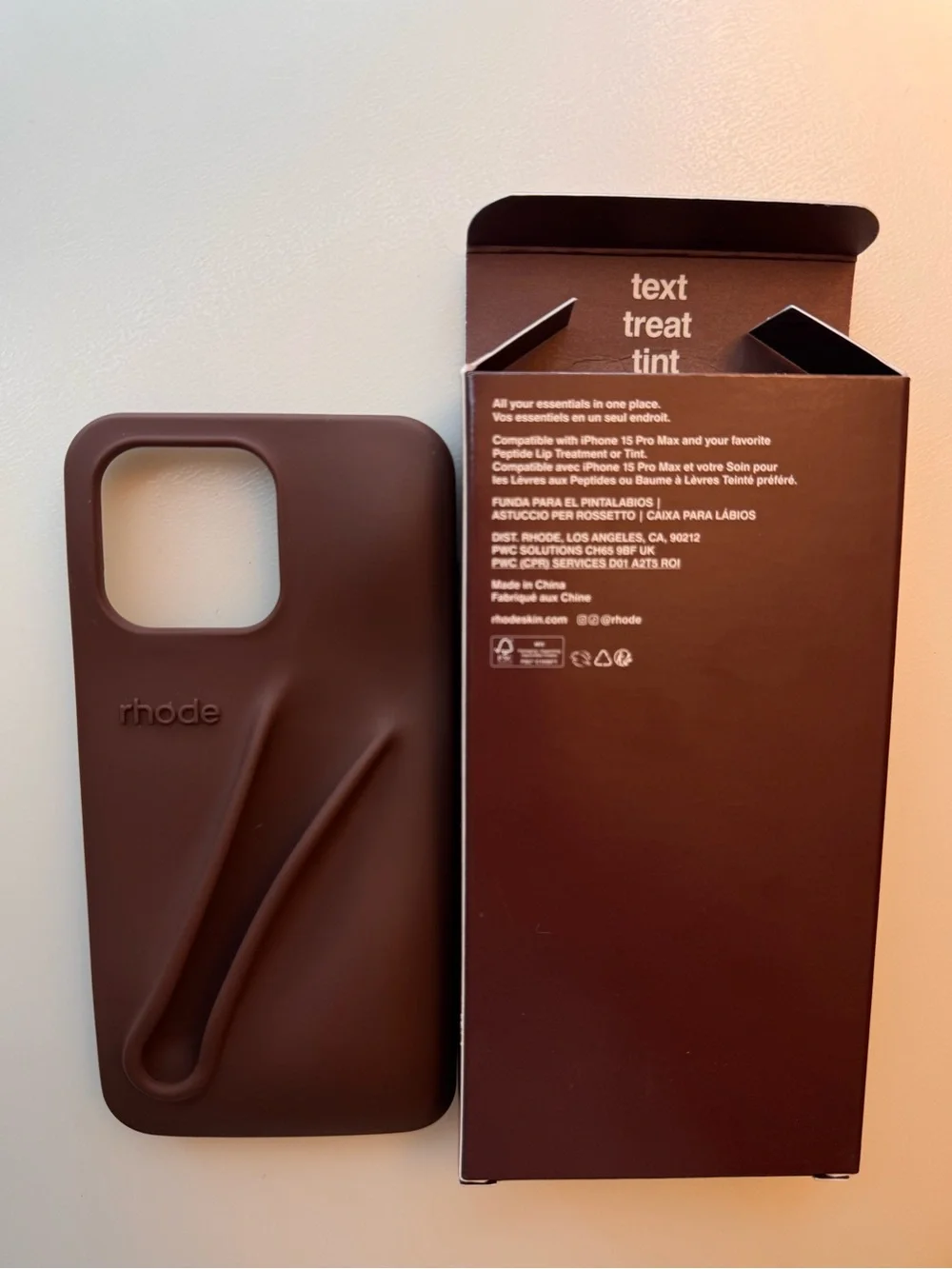 rhode iPhone case Espresso Limited edition (iPhone 15 Pro Max)